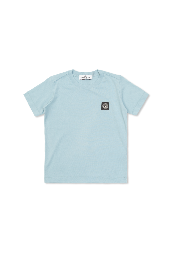 T-shirt with logo od Stone Island Junior