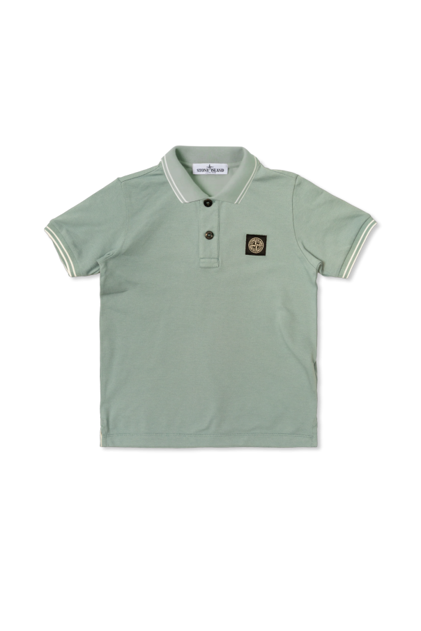 T-shirt with logo od Stone Island Junior