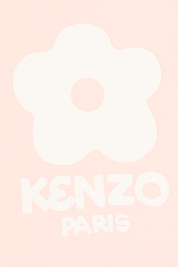 Kenzo Kids French Connection T-shirt manches longues à rayures Bleu et blanc