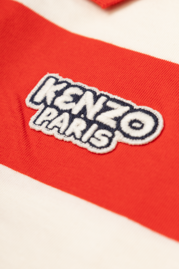 Kenzo Kids Polo z wzorem w paski