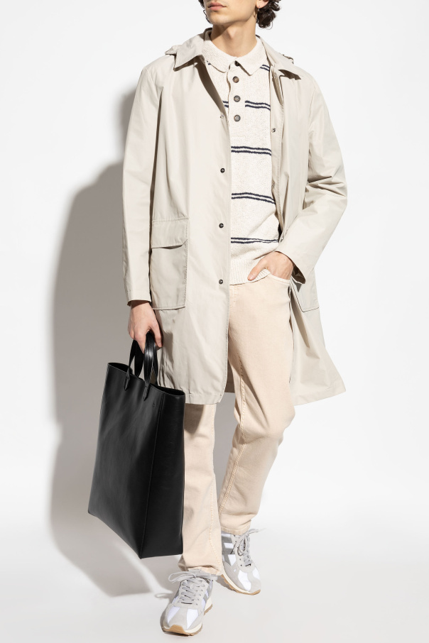 Eleventy Polo with striped pattern