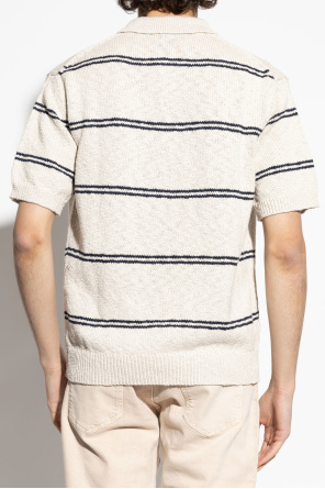 Eleventy Polo with striped pattern