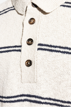 Eleventy Polo with striped pattern