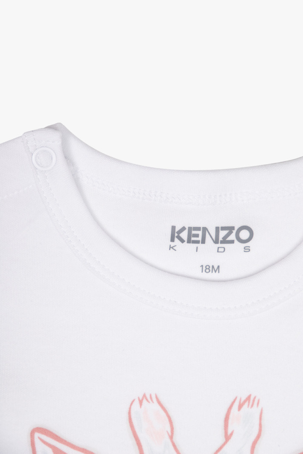 Kenzo Kids Cream caps clothing