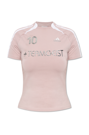 T-shirt with printed logo