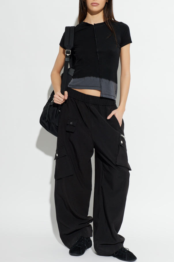 Y-3 T-shirt z  nadrukowanym logo