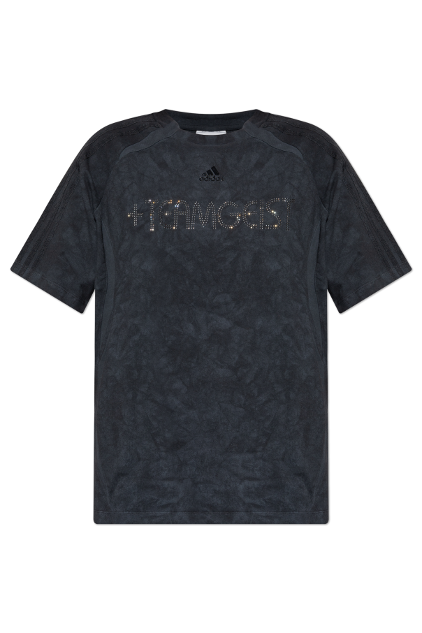 T-shirt with shimmering appliqués od ADIDAS Originals