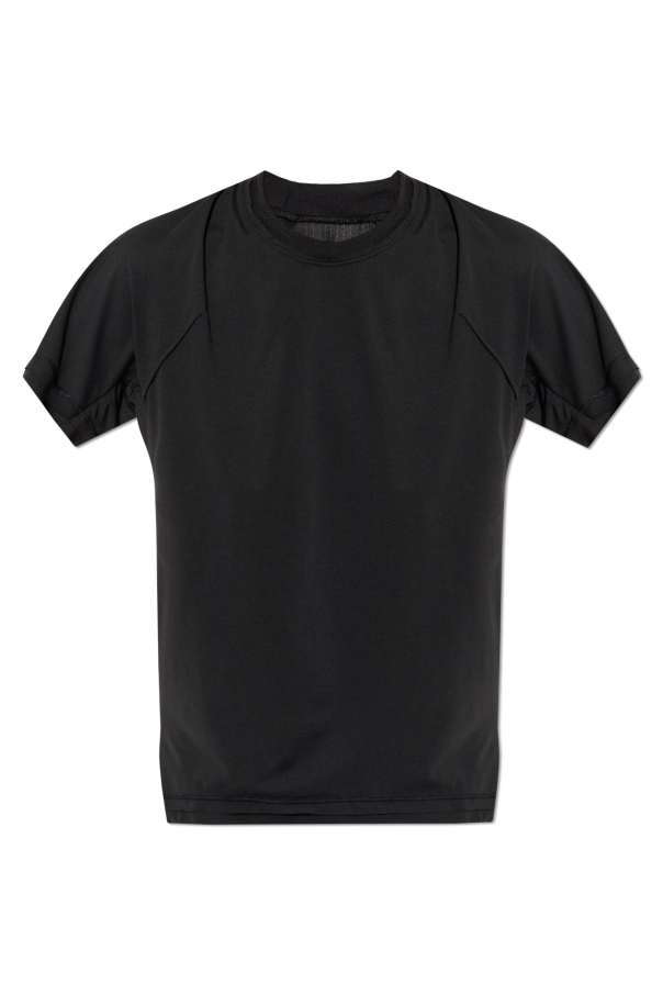 Y-3 T-shirt o surowym wykończeniu