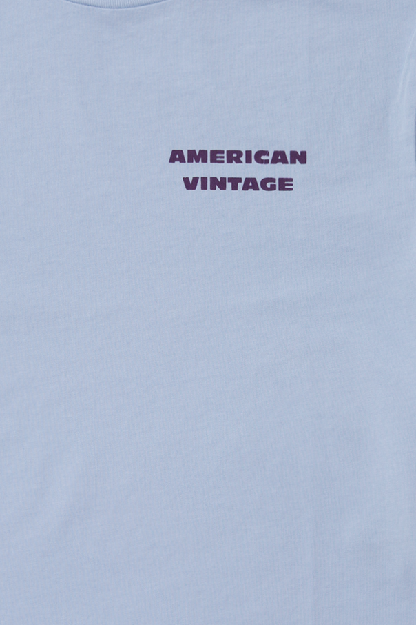 American Vintage Kids Camiseta con logo estampado