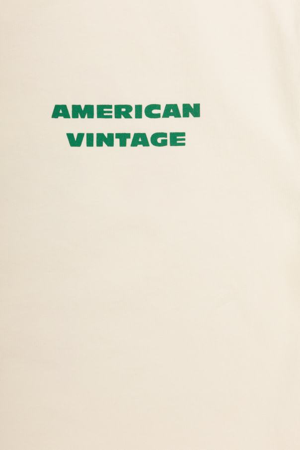 American Vintage Kids Camiseta con logo estampado