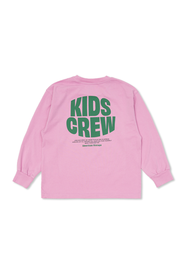 American Vintage Kids T-shirt de manga comprida