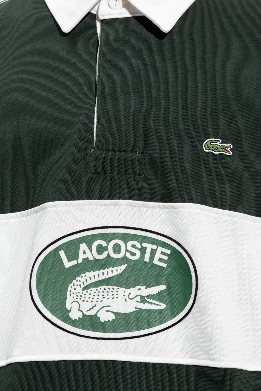 Lacoste Give your kid the utmost comfort with the Polo Ralph Lauren® Kids Striped Cotton Mesh Polo Shirt