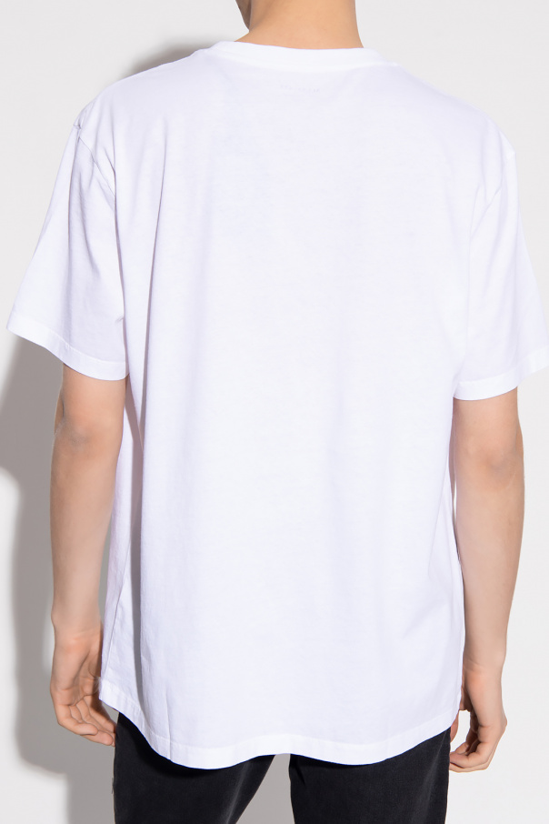 AllSaints Mens Kiss Crew T-Shirt, Optic White, Size: XXL