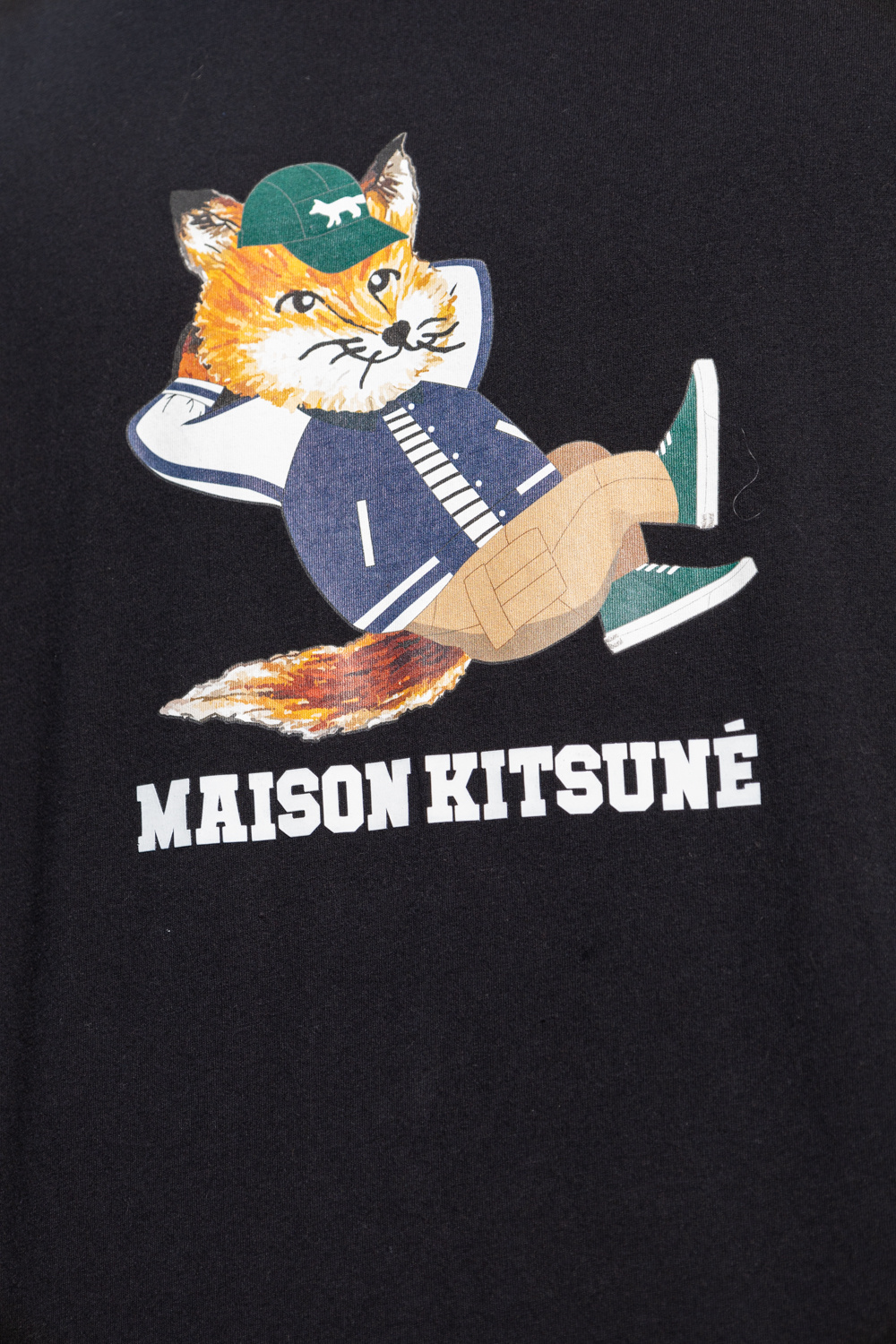 Maison Kitsuné T-shirt Ian with logo