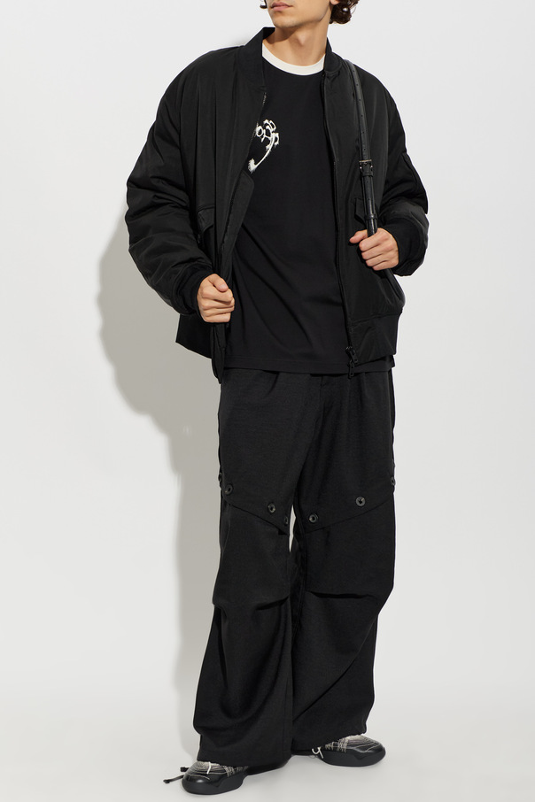Y-3 Tricou cu imprimeu