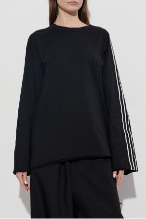 Y-3 T-shirt z szerokimi rękawami