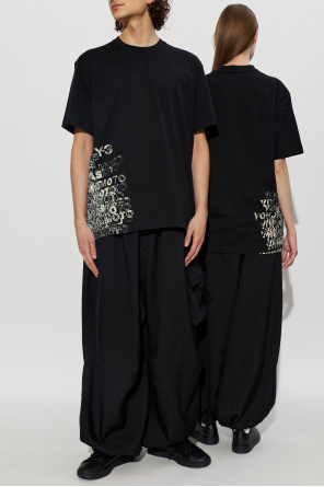 Y-3 T-shirt com estampado
