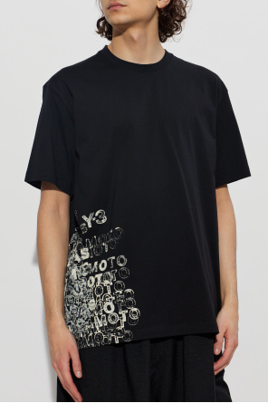 Y-3 T-shirt com estampado