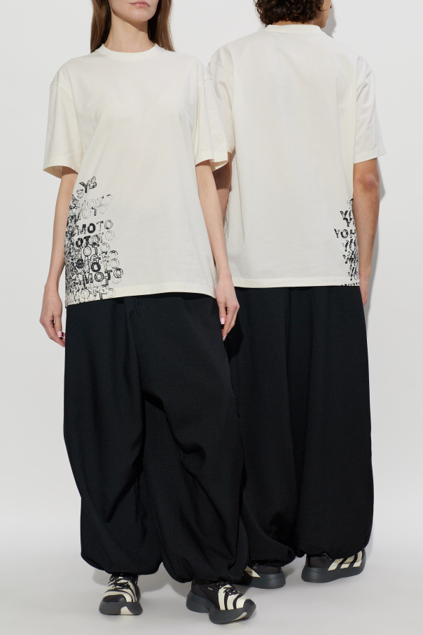 Y-3 T-shirt com estampado