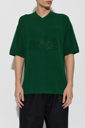 ADIDAS Performance ADIDAS X ARTE ANTWERP t-shirt em verde vibrante, corte oversize