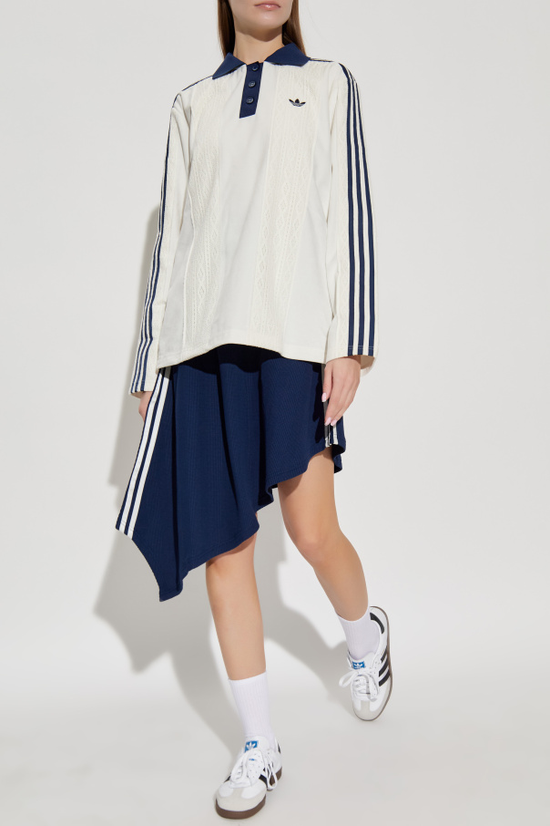 ADIDAS Originals Polo de materiales combinados