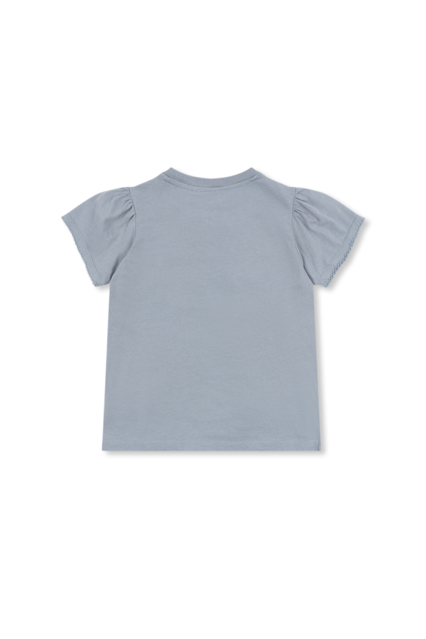 Konges Sløjd T-shirt z motywem łabędzi ‘Famo’