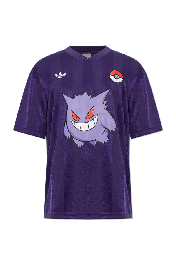 Fioletowy t-shirt od ADIDAS Originals
