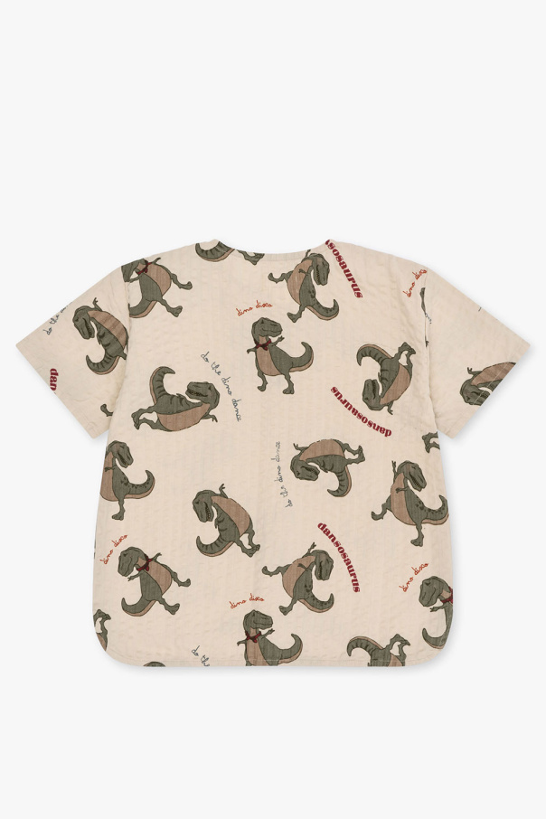 Konges Sløjd ‘Ace’ T-shirt with motif of dinosaurs