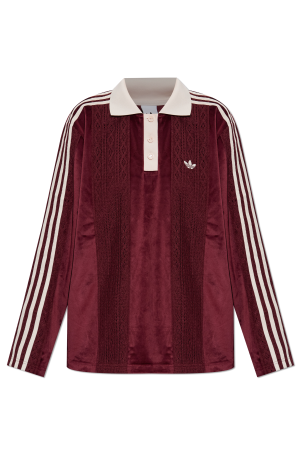 Polo made of combined materials od ADIDAS Originals