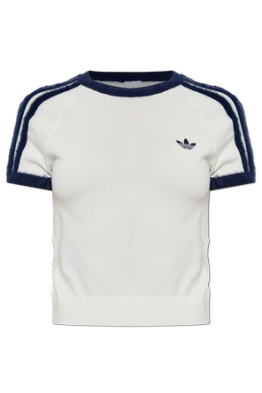 T-shirt with embroidered logo