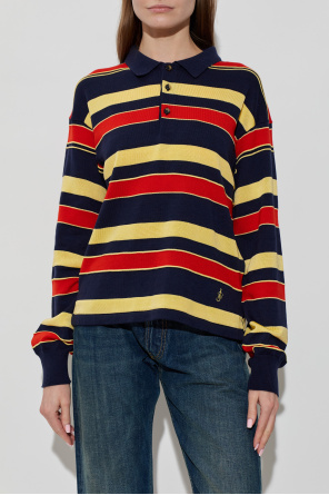 JW Anderson Striped pattern polo shirt