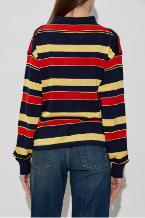 JW Anderson Striped pattern polo shirt