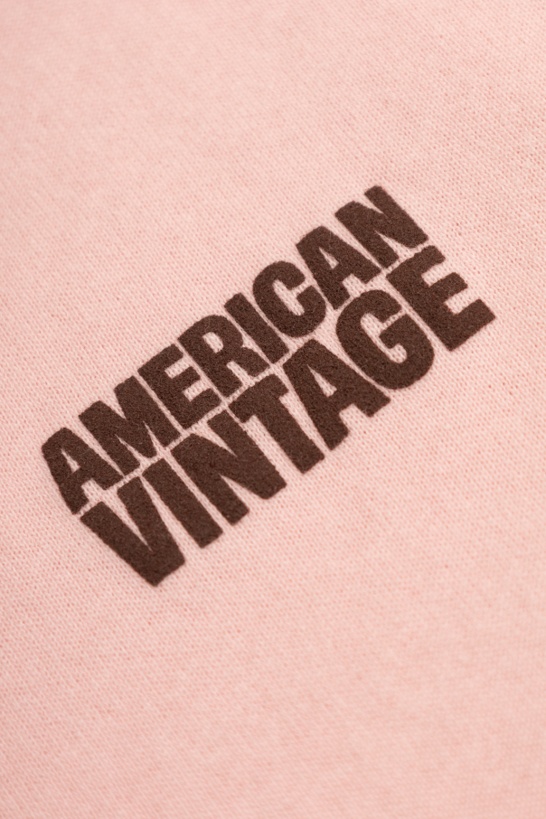 American Vintage Kids Sudadera con logo estampado