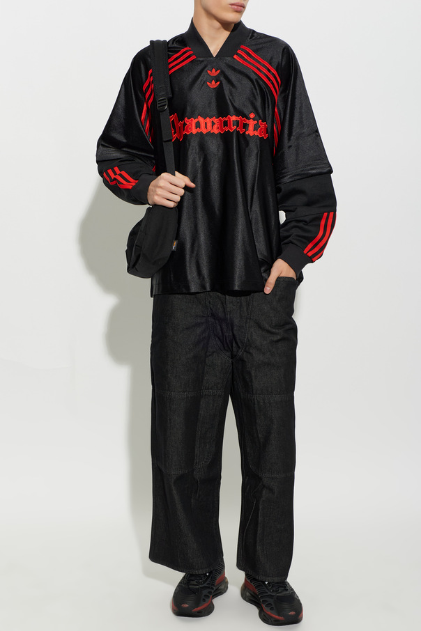 ADIDAS Originals T-shirt preto e vermelho ADIDAS X WILLY CHAVARRIA