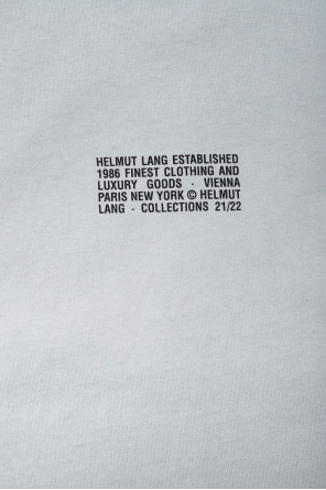 White T-shirt with logo Helmut Lang - Vitkac Italy