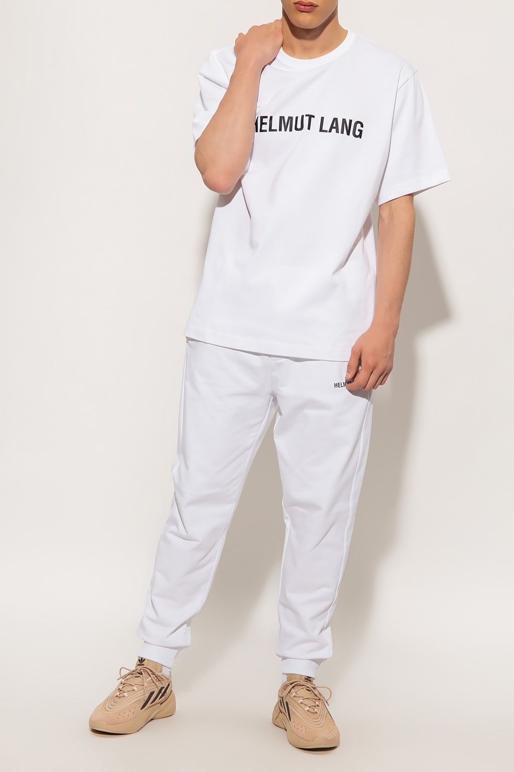 White T-shirt with logo Helmut Lang - Vitkac Canada