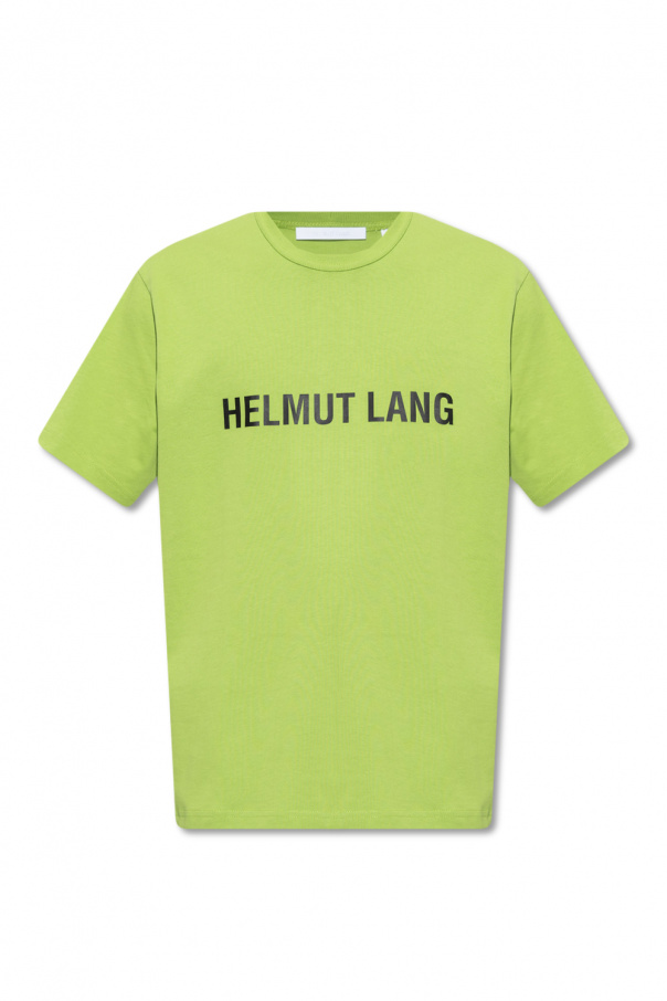 Helmut Lang ruffle-trimmed mix-print chiffon shirt