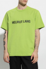 Helmut Lang Tommy Jeans Limited Capsule Ruimvallend tie-dye T-shirt met vlaglogo in blauw