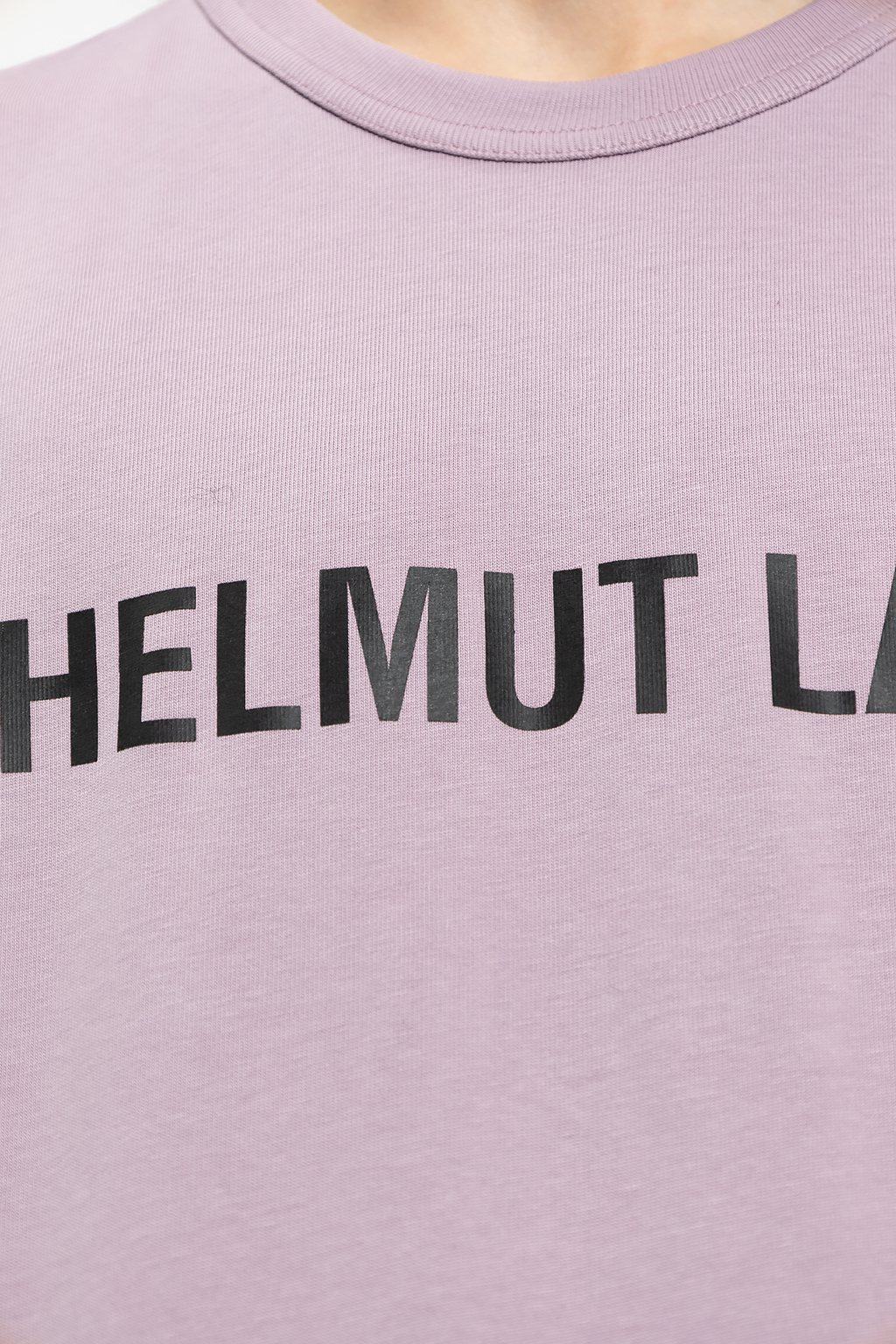 Helmut Lang T-shirt Mostarda with logo
