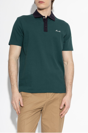 Moncler Polo with embroidered logo