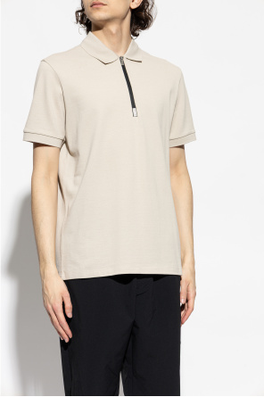 Moncler Polo with logo patch