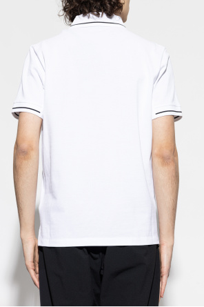 Moncler Polo with logo patch