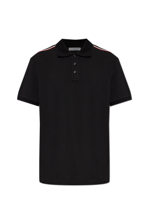 Polo with logo patch