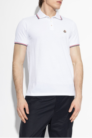 Moncler Polo z naszywką z logo