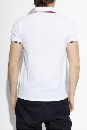 Moncler Polo z naszywką z logo