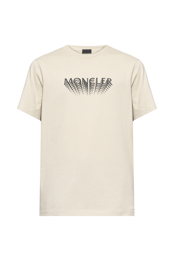 T-shirt with printed logo od Moncler