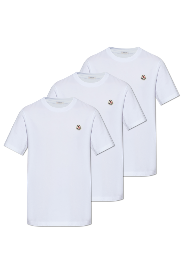 3-pack of T-shirts od Moncler
