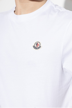Moncler Three-pack of T-shirts with logo patch