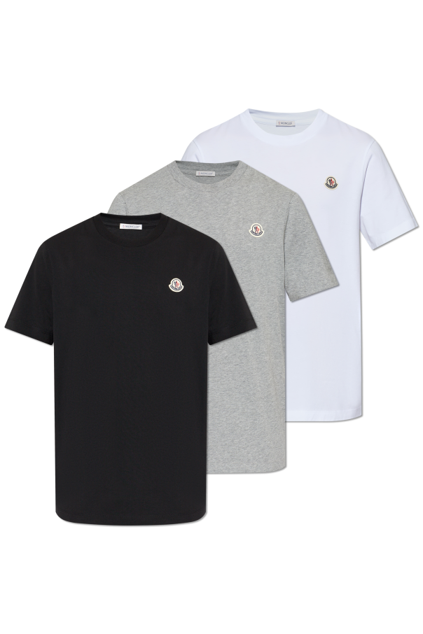 3-pack of t-shirts od Moncler