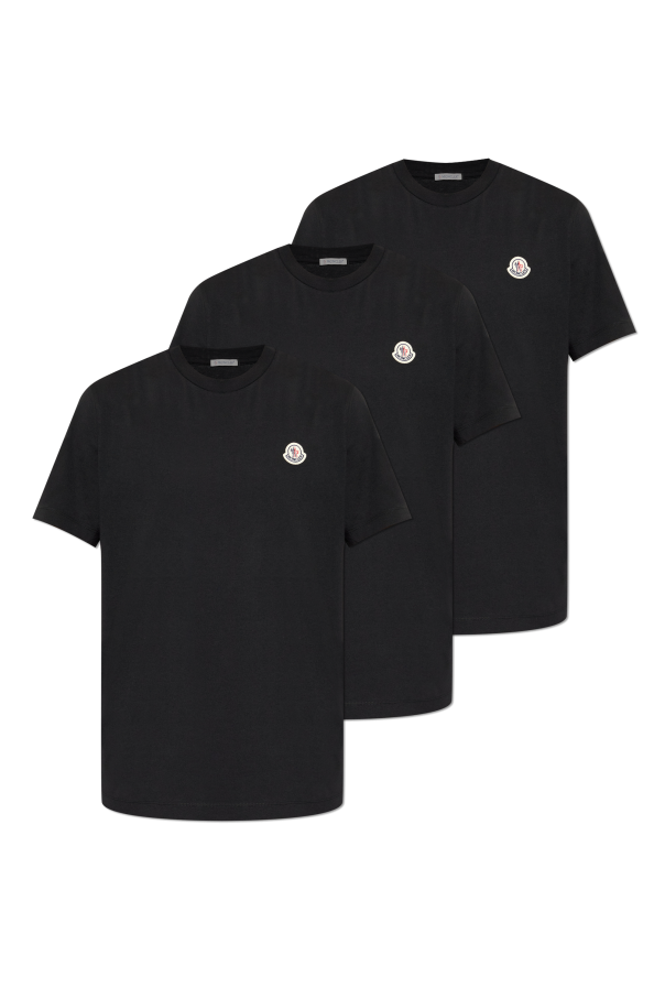 3-pack of t-shirts od Moncler